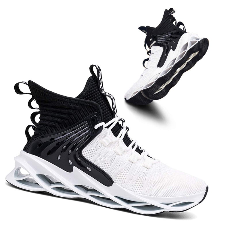 Hello MrLin Men's Running Shoes Non Slip Athletic Tennis Walking Blade Type Sneakers Hip Hop - Image 1